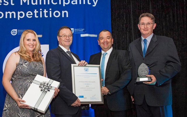 Rulien Volschenk, MEC Anton Bredell, Reinard Geldenhuys, Francois Kotze